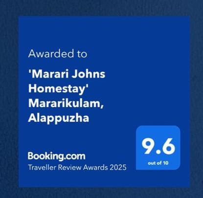 'Marari Johns Homestay' Mararikulam, Alappuzha Bagian luar foto